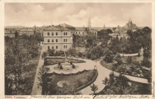 01796 Pirna Elbe Friedenspark o 1916