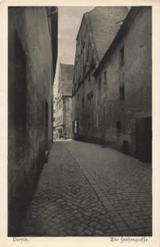 01796 Pirna Elbe Frohngasse * um 1930 Heimatschutzpostkarte