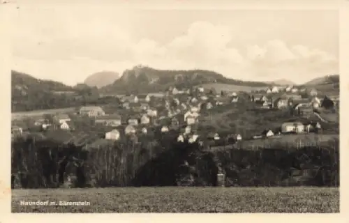 01796 Naundorf m. Bärenstein Landpoststempel Naundof über Pirna o 1955