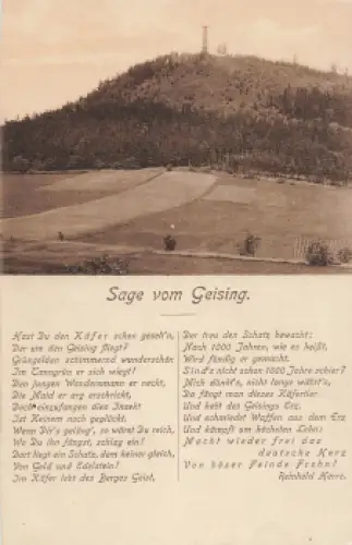 01778 Die Sage vom Geising * um 1930