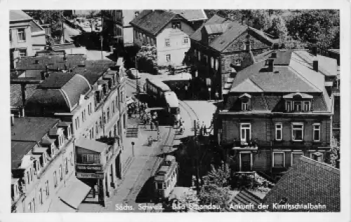 01814 Bad Schandau Endhaltestelle der Kirnitzschtalbahn * 1965