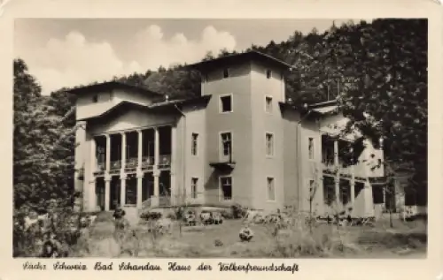 01814 Bad Schandau Haus der Völkerfreundschaft o 1957
