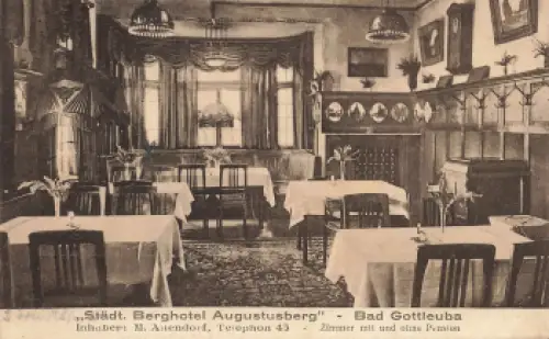 01816 Bad Gottleuba Berghotel Augustusberg M. Altendorf o 1928