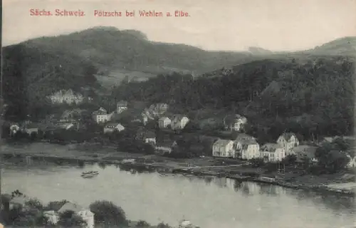 01829 Pötzscha, Stadt Wehlen, Sächsische Schweiz * um 1910