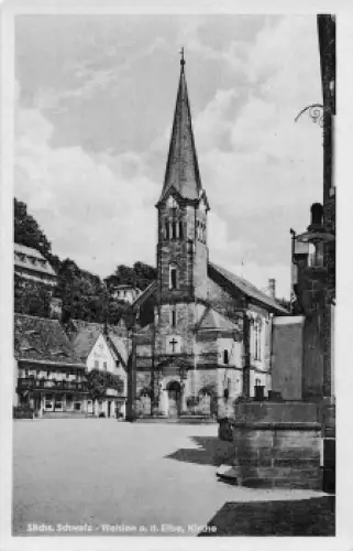 01829 Stadt Wehlen Kirche * um 1940