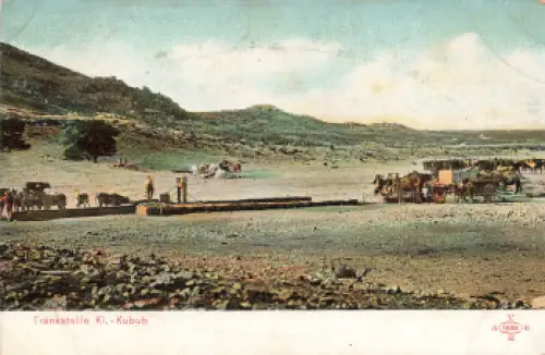 Klein Kubub Tränkestelle Deutsch-Südwestafrika * um 1910