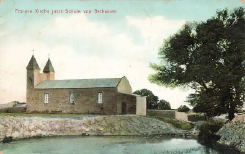 Bethanien frühere Kirche jetzt Schule Deutsch-Südwestafrika * um 1910