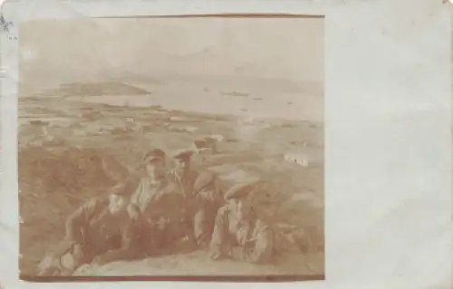 Soldaten der Schutztrppe Deutsch-Südwestafrika Echtfoto Feldpost Etappe Bethanien 5.6.1906
