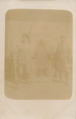 Soldaten der Schutztruppe Deutsch-Südwestafrika Echtfoto um  1906