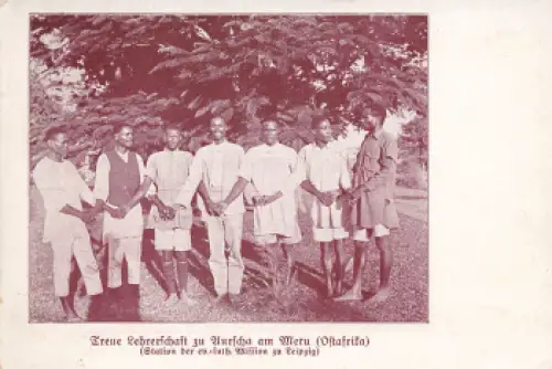 Aurscha am Meru Lehrerschaft Deutsch-Ostafrika * um 1910