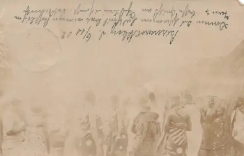 Bismarckburg Eingeborene Deutsch-Ostafrika Echtfoto o 1902