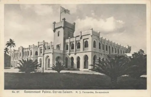 Dar es Salaam Government Palace Deutsch-Ostafrika * um 1910