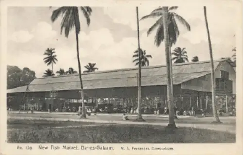 Dar es Salaam New Fish Market Deutsch-Ostafrika * um 1910