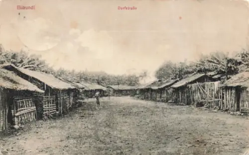 Bibundi Dorfstrasse Kamerun o 1911