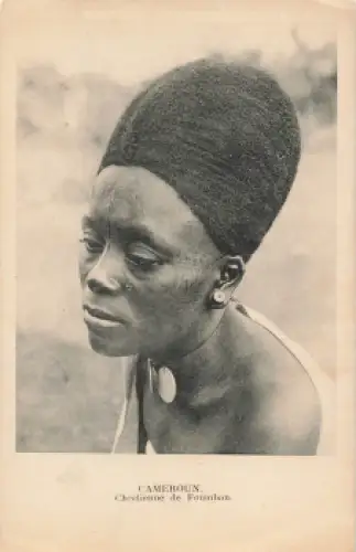 Frau aus Kamerun Chretienne de Foumban Cameroun * um 1930