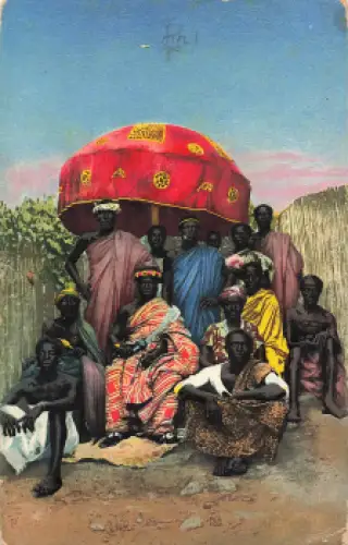 Togo Stammeshäuptling mit Gefolge o 1911