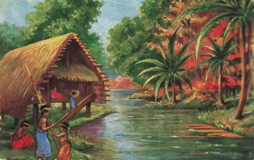 Neumecklenburg Künstlerkarte o 1914