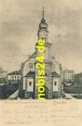 Johannstadt Dresden Krankenhaus Kirche o 1901