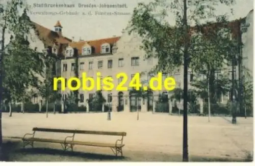 Johannstadt Dresden Krankenhaus o 14.2.1907