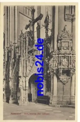 38820 Halberstadt  Dom Innenansicht *ca.1930