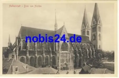 38820 Halberstadt Dom von Norden *ca.1930