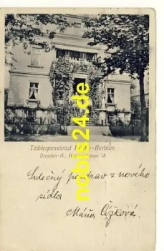 Südvorstadt Dresden Töchterpensionat o 1930