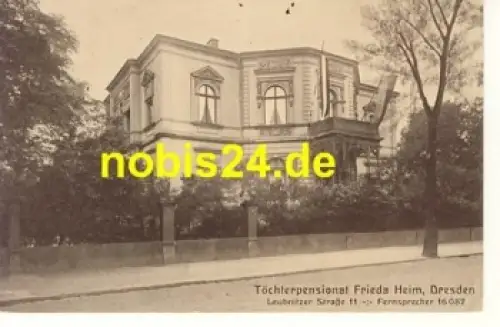 Südvorstadt Dresden Töchterpensionat o 1916