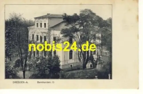 Südvorstadt Dresden Bernhardstrasse 13 o 1910