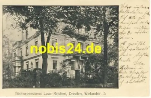 Südvorstadt Dresden  Töchterpensionat o 1901