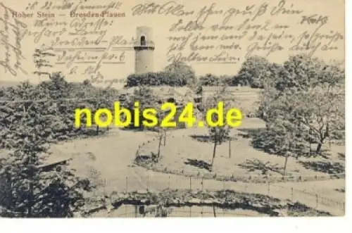 Plauen Dresden Hoher Stein Turm o 1925
