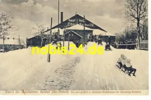 Ober Rochwitz Dresden Rodelbahn o 26.12.1914