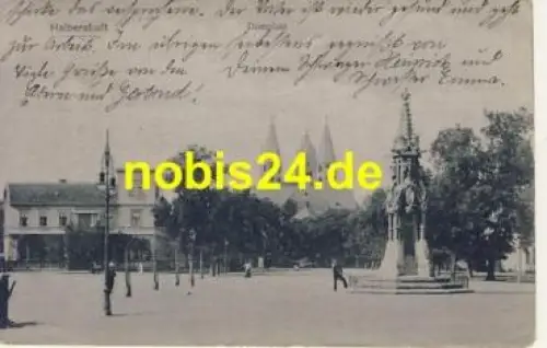38820 Halberstadt Domplatz Denkmal o 5.8.1909