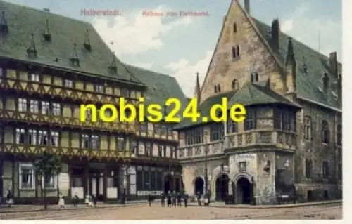 38820 Halberstadt Rathaus Fischmarkt  *ca.1920