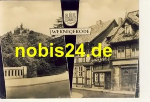 38855 Wernigerode Mehrbildkarte Wappen o ca.1968