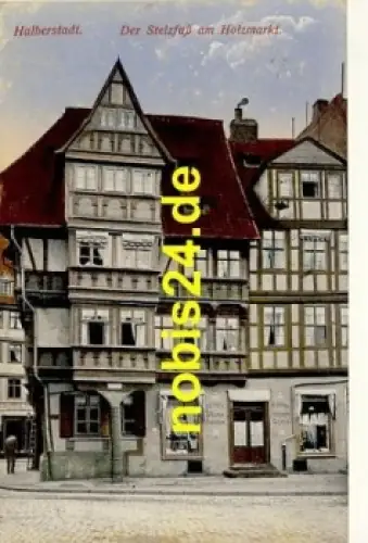 38820 Halberstadt Stelzfuß Holzmarkt o 15.6.1924