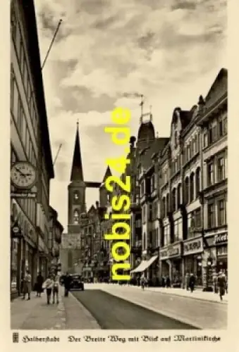 38820 Halberstadt Breite Weg Martinekirche *ca.1930