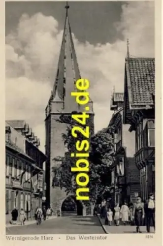38855 Wernigerode Harz Westerntor o 16.8.1958