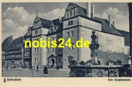 38820 Halberstadt Am Hauptzollamt *ca.1930