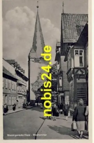 38855 Wernigerode Harz Westerntor *ca.1956