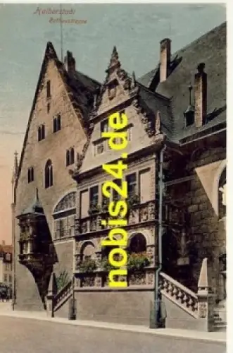 38820 Halberstadt Harz Rathaustreppe *ca.1920