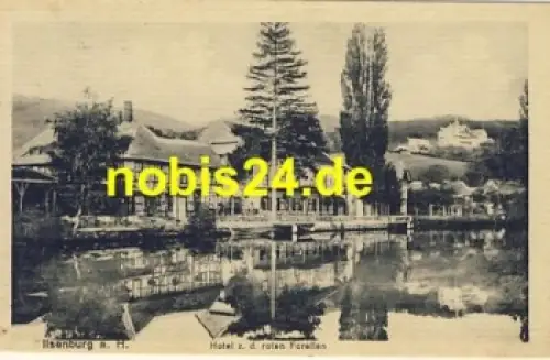 38871 Ilsenburg Harz Hotel Rote Forelle o ca.1935