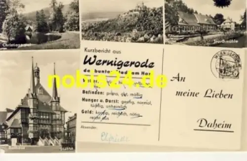 38855 Wernigerode Harz o 1959