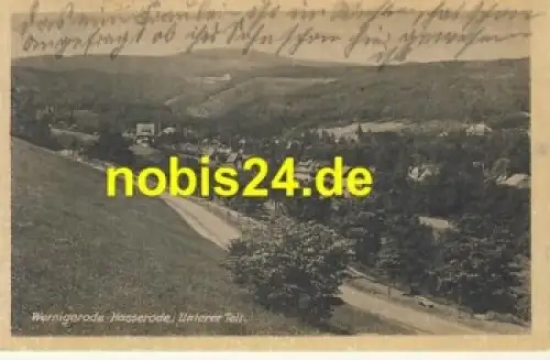 38855 Hasserode Wernigerode o 1950