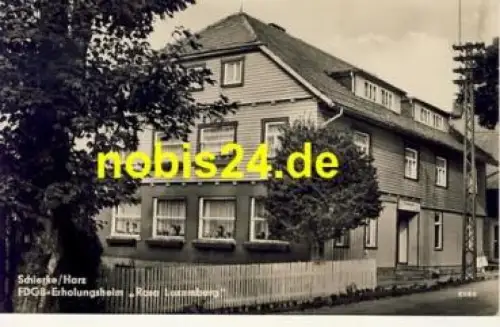 38879 Schierke Harz FDGB Heim Rosa Luxemburg o 1964