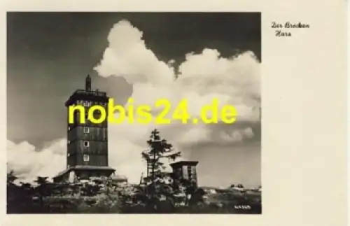 38875 Brocken Harz Wolkenhaus o 7.8.1956