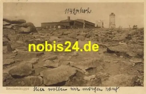 38875 Brocken Harz Brockenkuppe o 12.6.1934