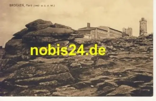 38875 Brocken Harz Hotelansicht *ca.1920