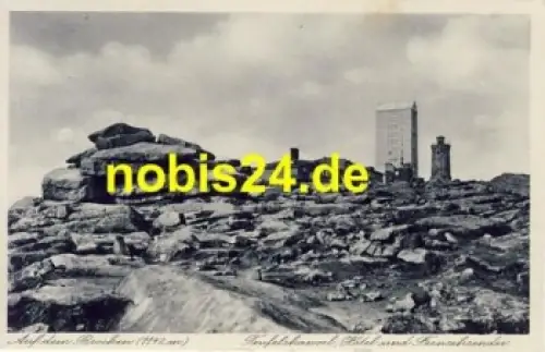 38875 Brocken Harz Teufelskanzel o 9.7.1939