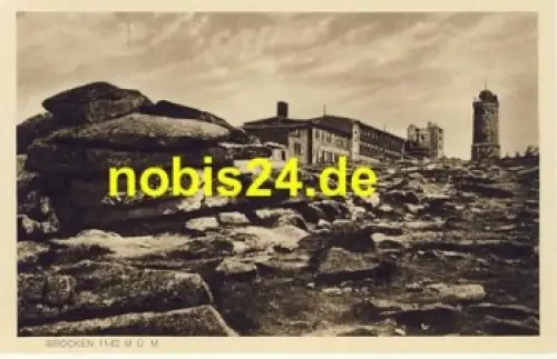 38875 Brocken Harz Hotelansicht *ca.1927