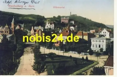 38889 Blankenburg Harz Villenviertel o 27.4.1914